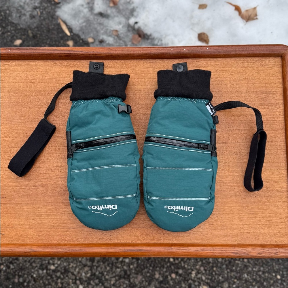 Dimito Postive Mind EASY ZIP OG MITTEN DEEP GREEN SIZE SMALL